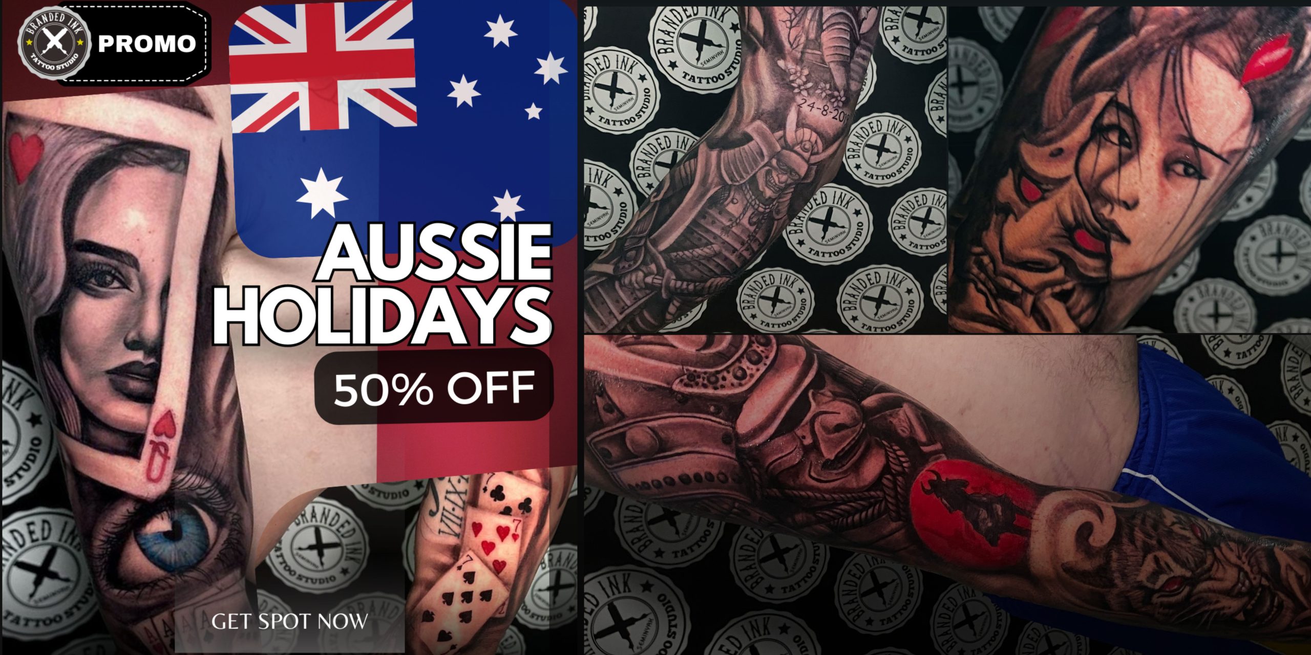 Aussie Ink Branded Ink Tattoo Studio Bali - Tattoo Studio Bali